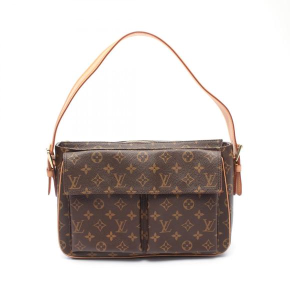 Louis Vuitton Viva Cite GM Monogram Shoulder Bag Leather Brown - Picture 1 of 7